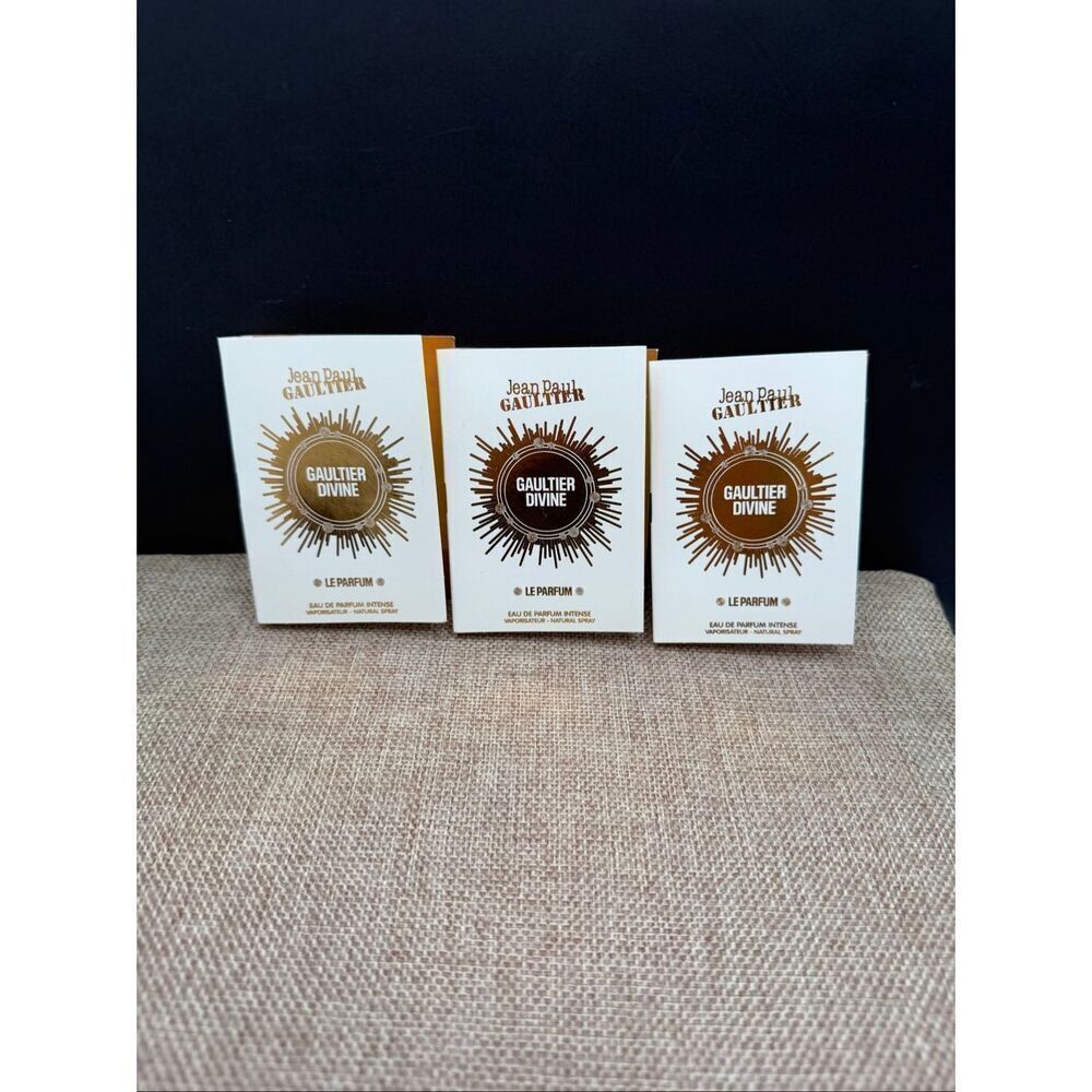 JEAN PAUL GAULTIER “GAULTIER DIVINE INTENSE” WOMENS LE PARFUM 3 SAMPLES NEW